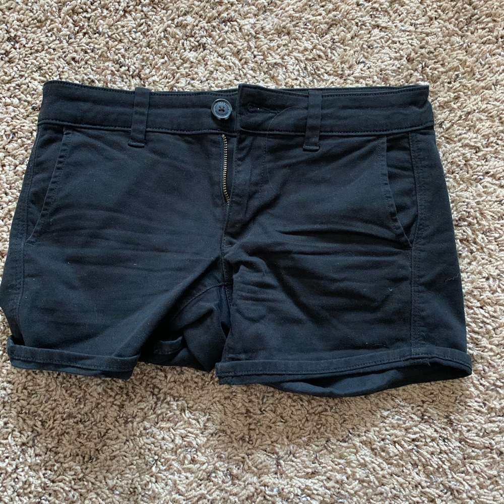 Black American Eagle Jean Shorts